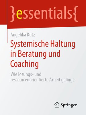 cover image of Systemische Haltung in Beratung und Coaching